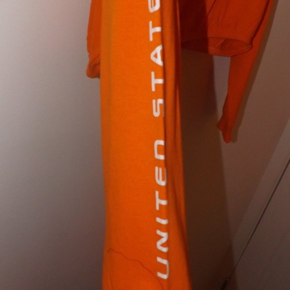 Orange NASA cropped quarter zip - Picture 4 of 5